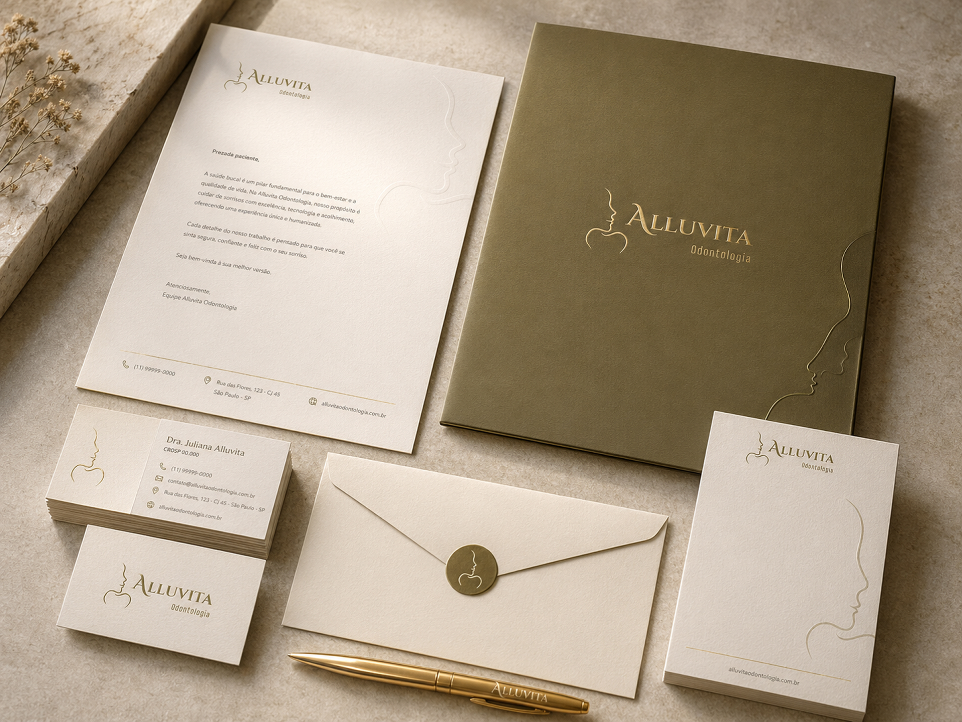 Alluvita Dentistry project gallery image, web design and branding by CR38