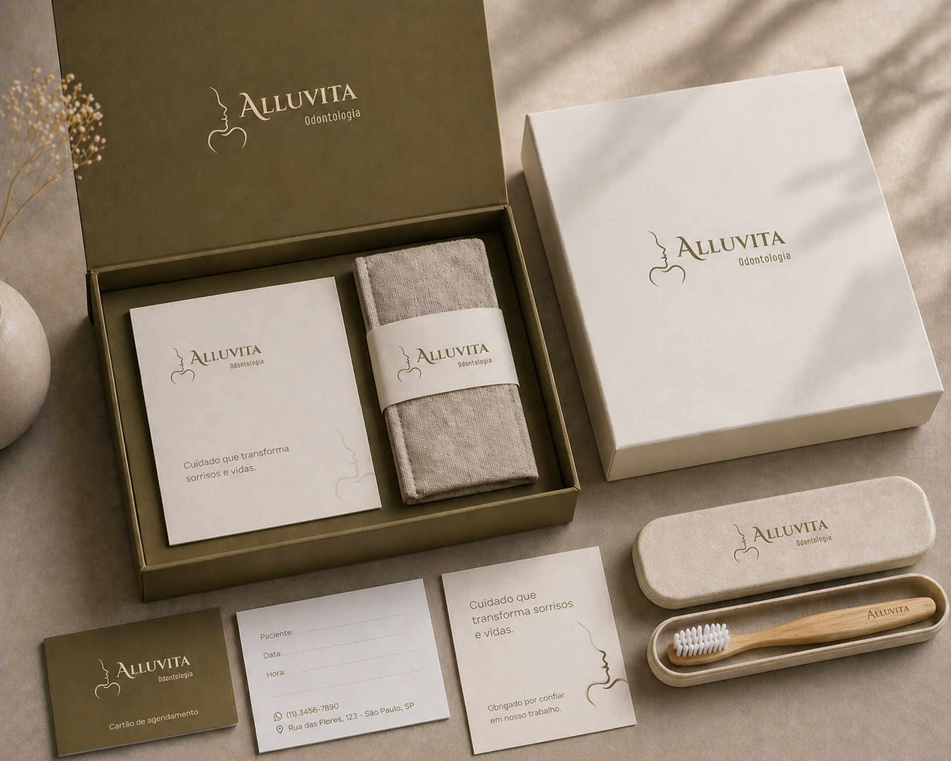 Alluvita Dentistry project gallery image, web design and branding by CR38