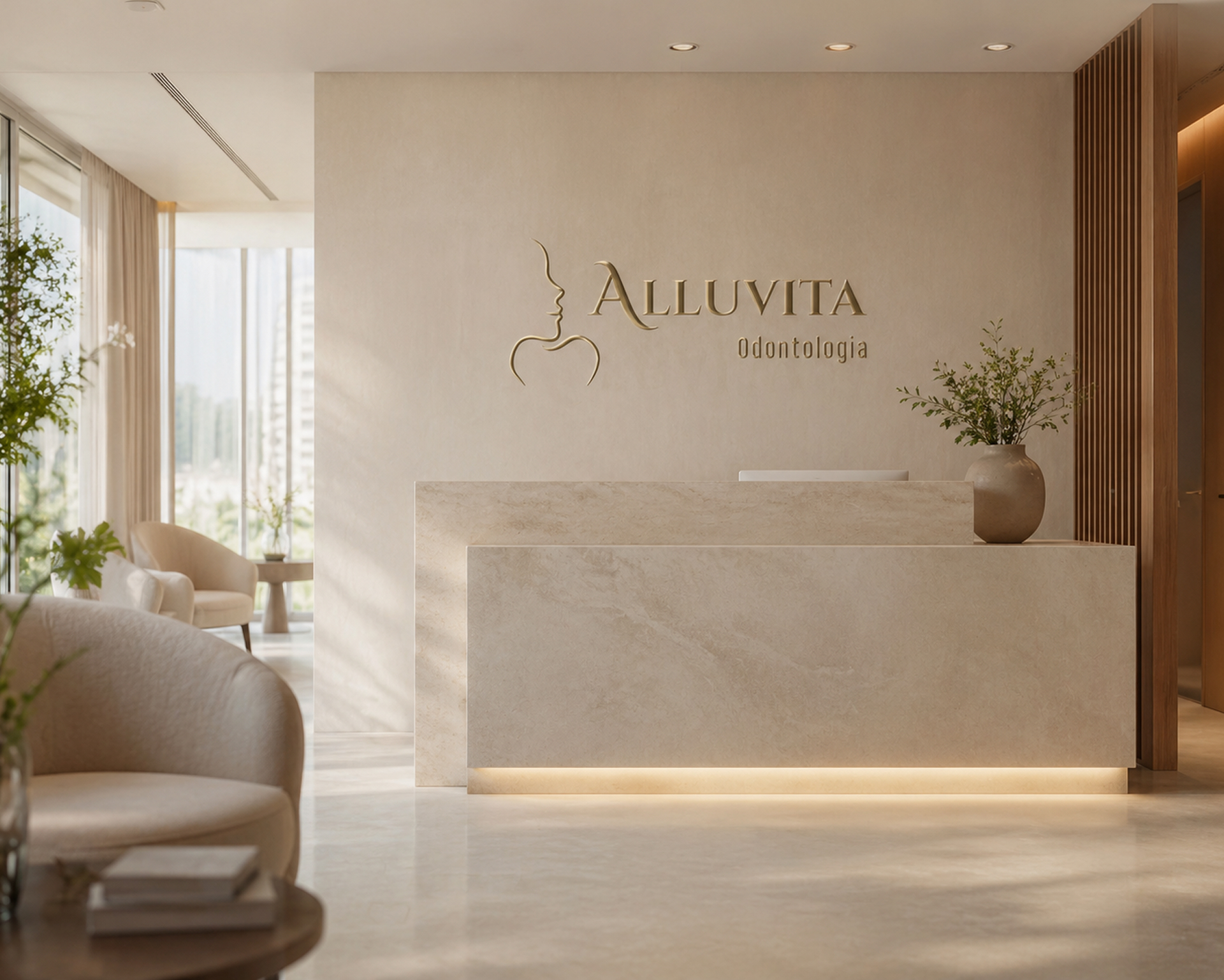 Alluvita Dentistry project gallery image, web design and branding by CR38