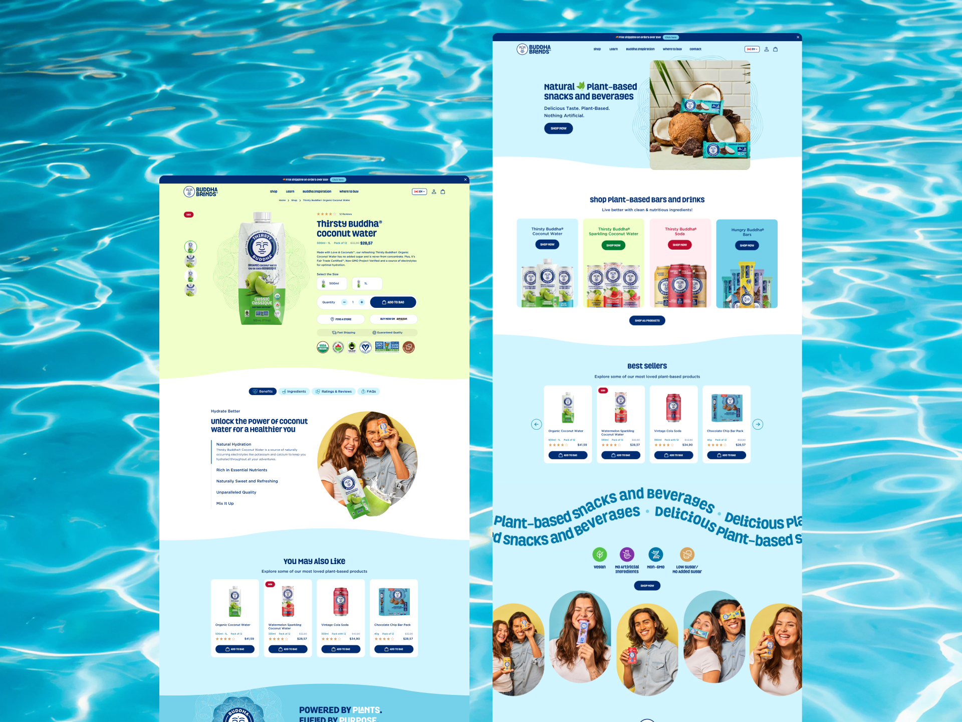 Buddha Brands project gallery image, web design and branding by CR38