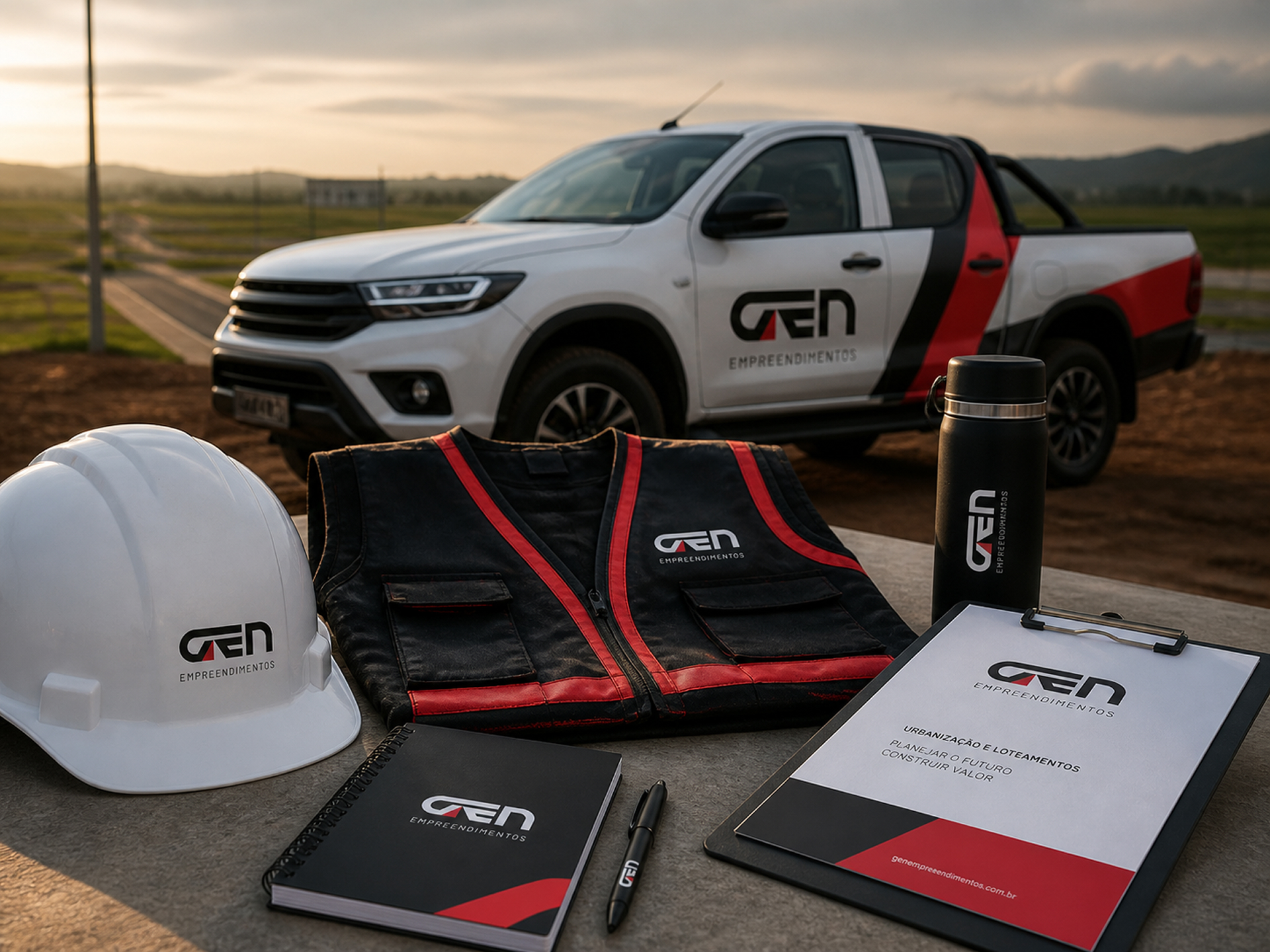 GEN Enterprises project gallery image, web design and branding by CR38