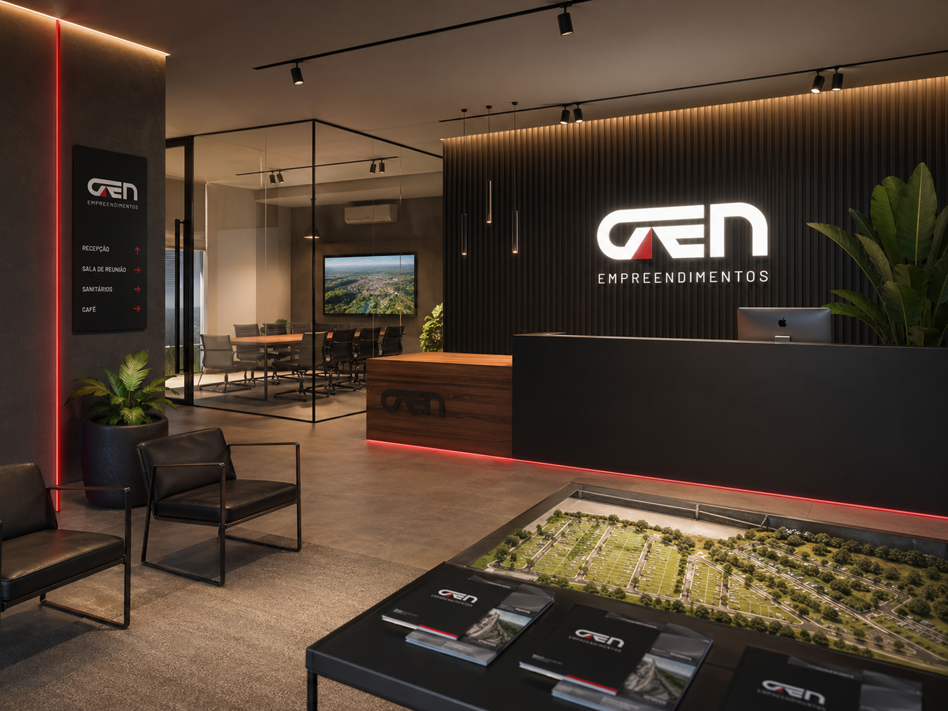 GEN Enterprises project gallery image, web design and branding by CR38