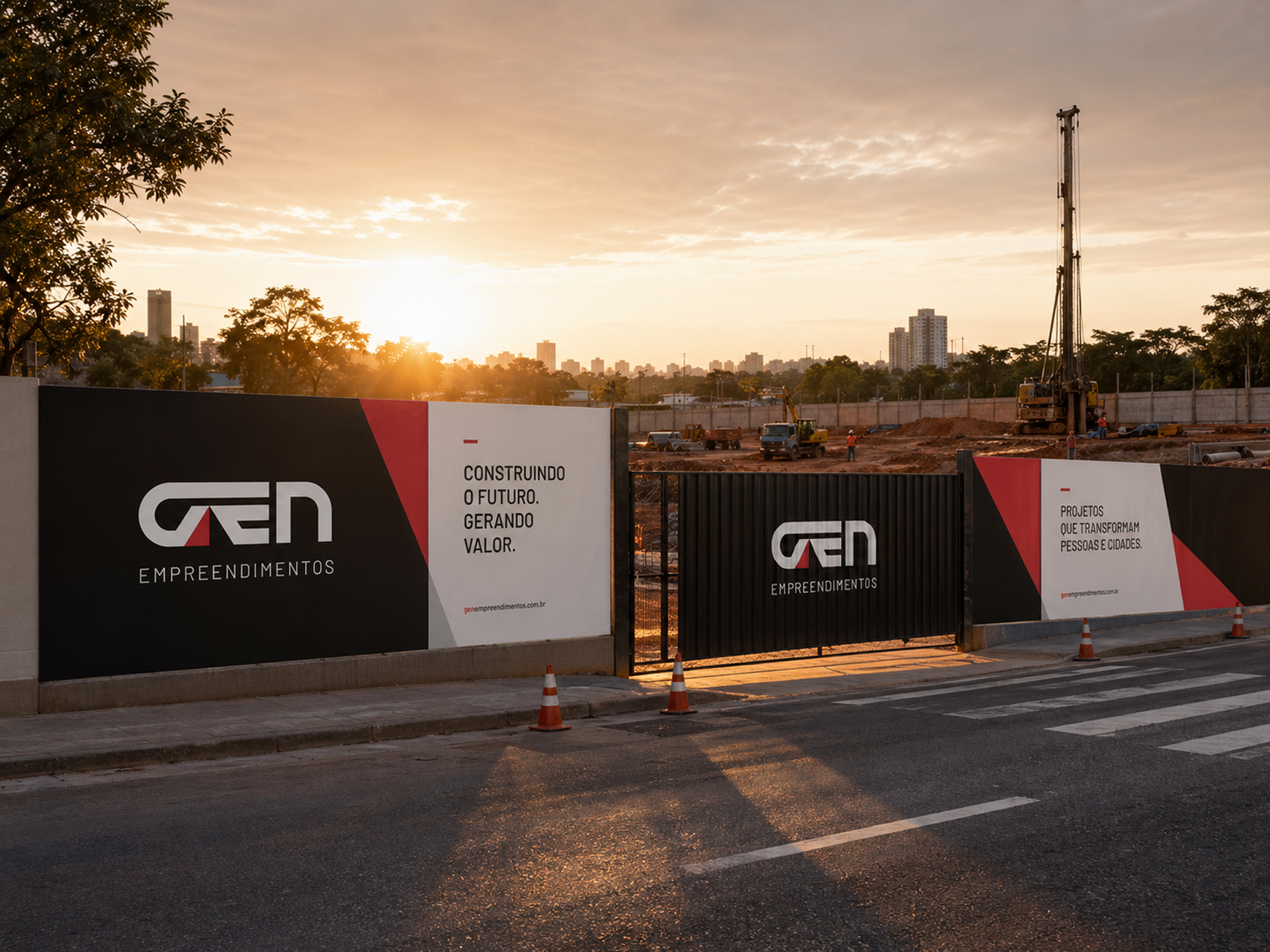 GEN Enterprises project gallery image, web design and branding by CR38