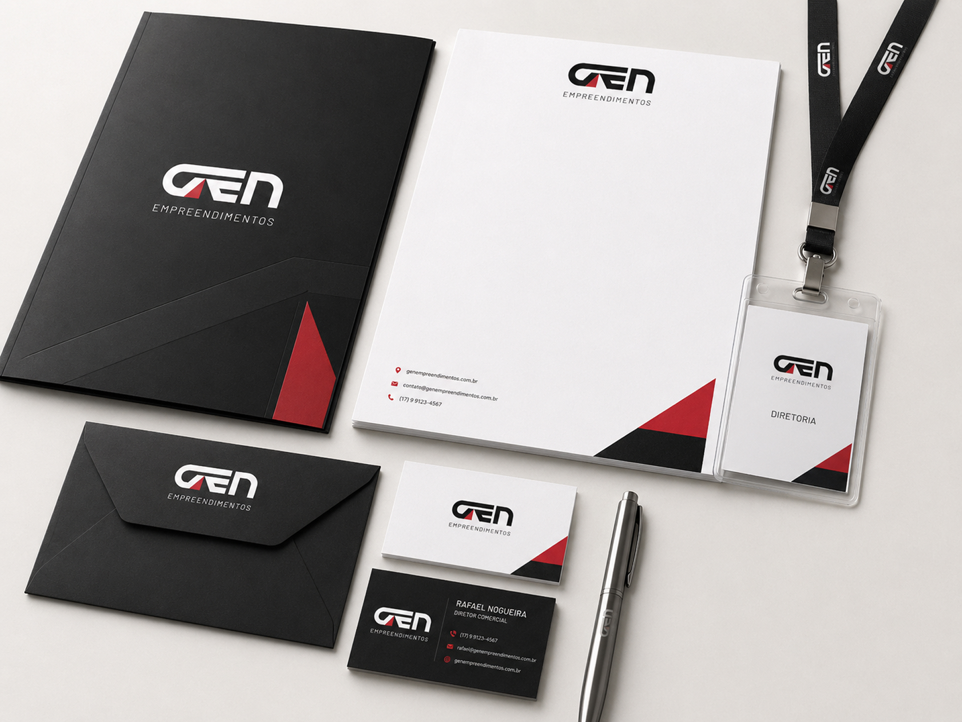 GEN Enterprises project gallery image, web design and branding by CR38
