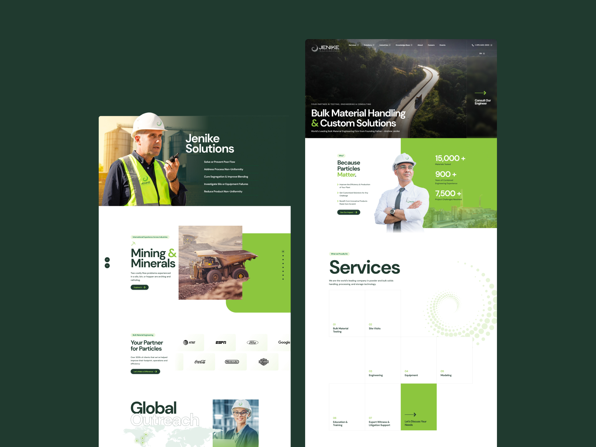 Jenike & Johanson project gallery image, web design and branding by CR38