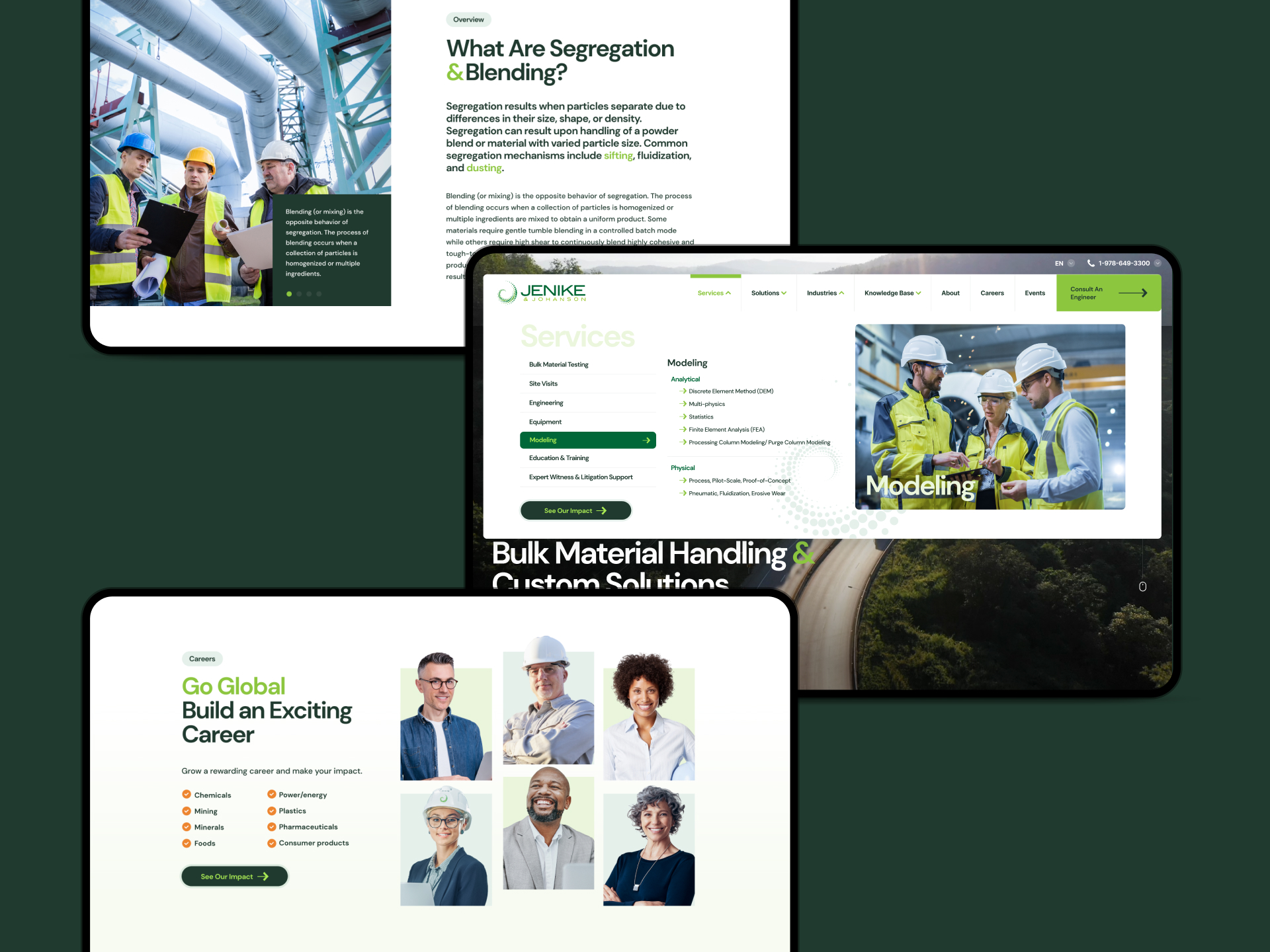 Jenike & Johanson project gallery image, web design and branding by CR38