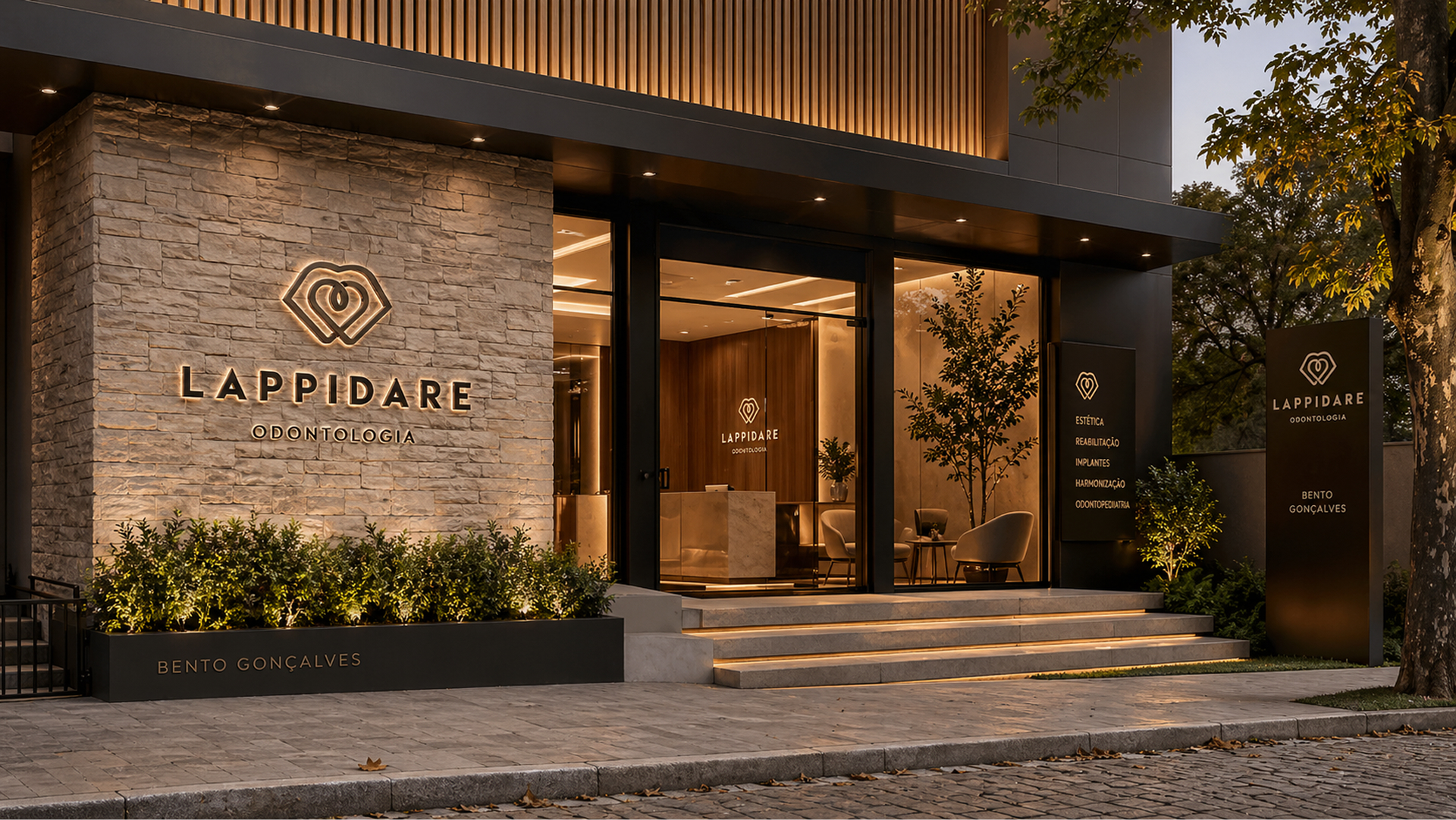 Lappidare Dental Care project gallery image, web design and branding by CR38
