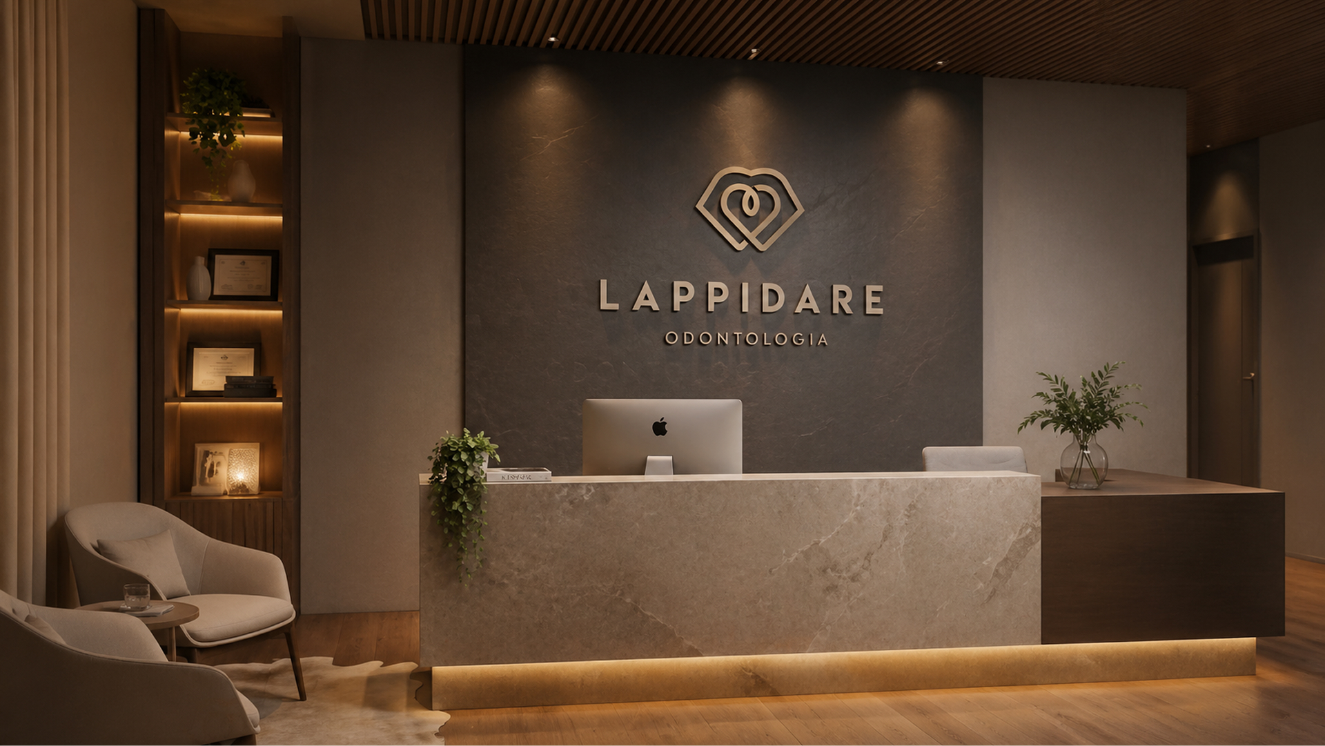 Lappidare Dental Care project gallery image, web design and branding by CR38