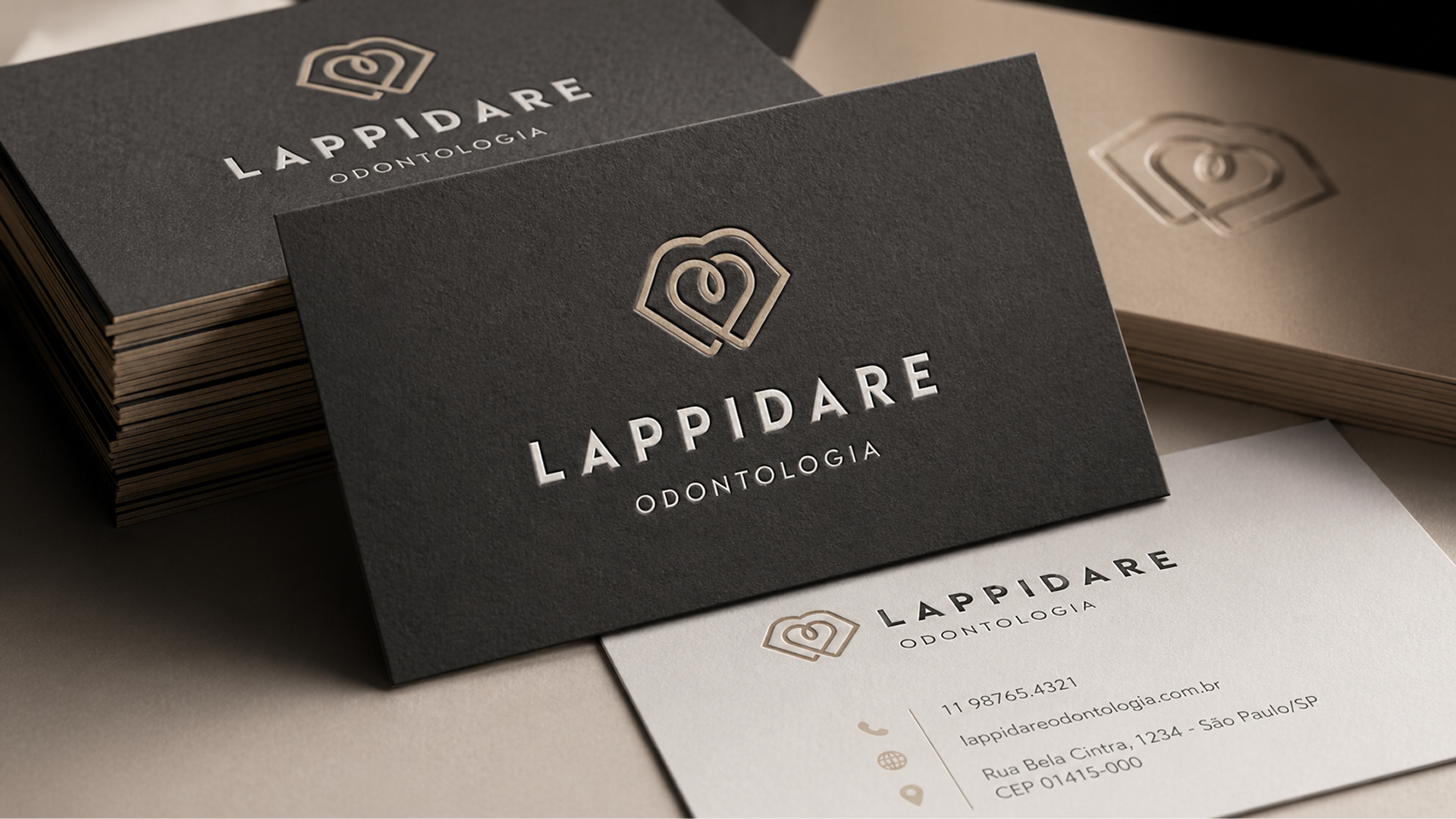 Lappidare Dental Care project gallery image, web design and branding by CR38