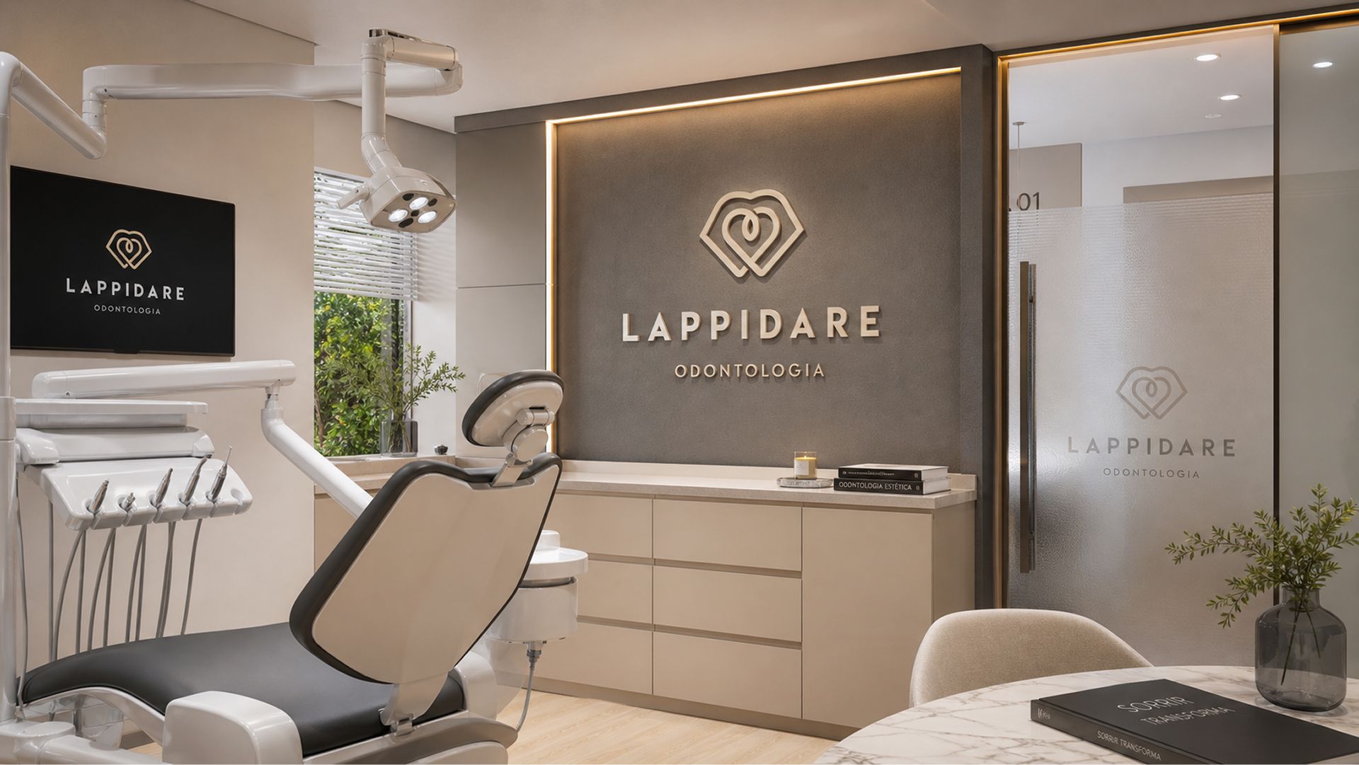 Lappidare Dental Care project gallery image, web design and branding by CR38