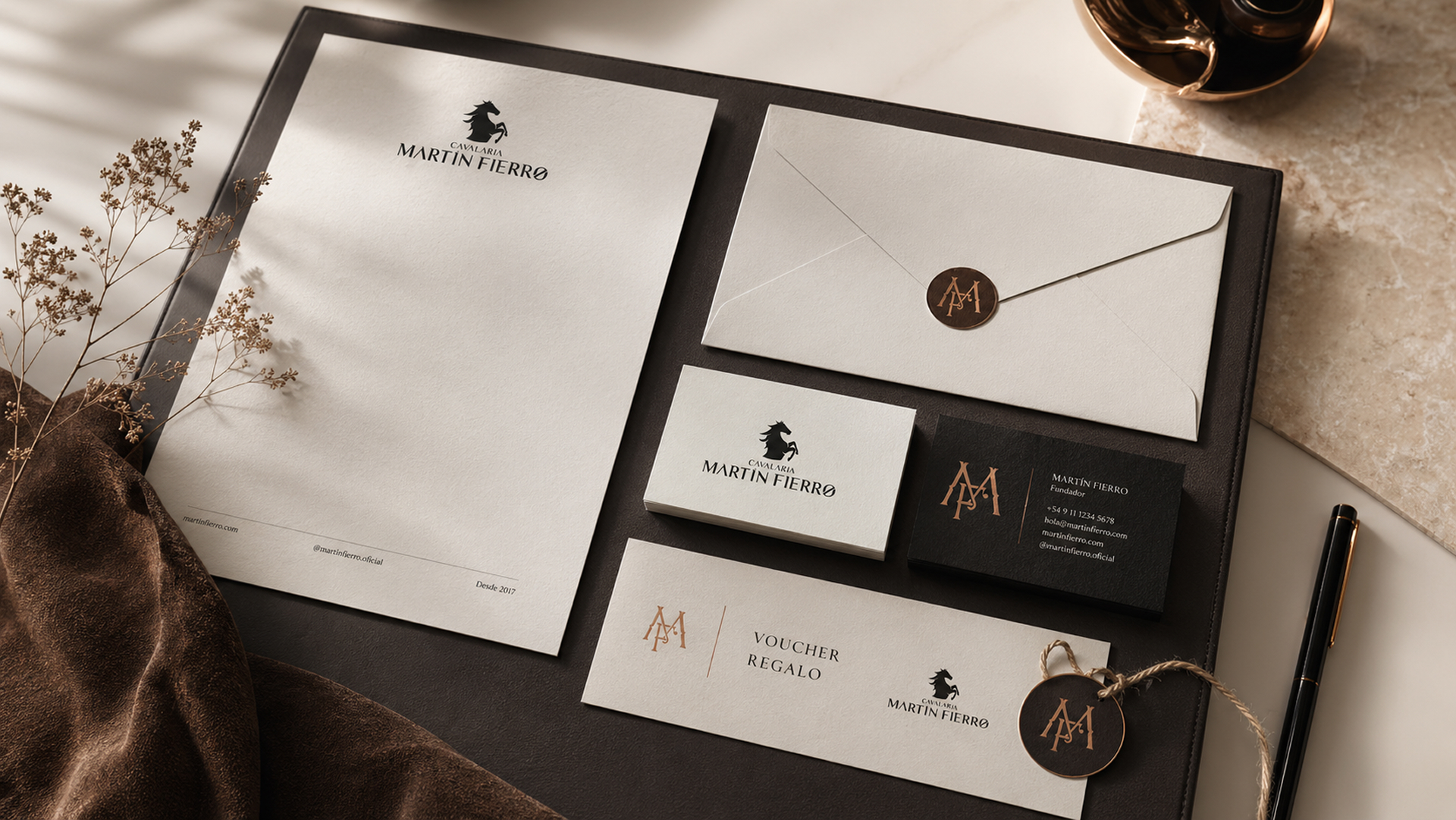 Martin Fierro Ranch project gallery image, web design and branding by CR38