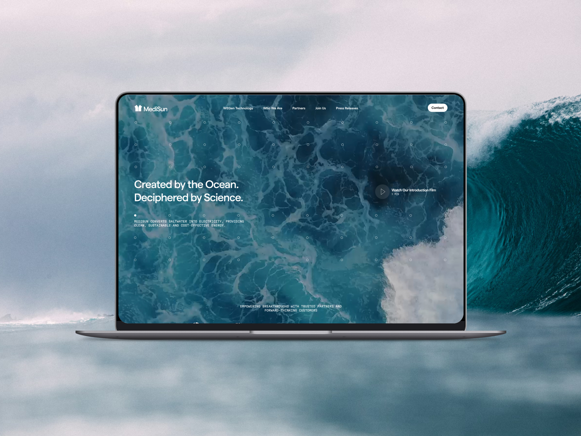 Medisun project gallery image, web design and branding by CR38