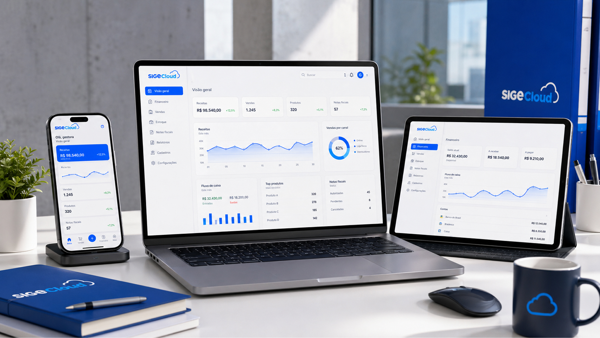 Sige Cloud project gallery image, web design and branding by CR38