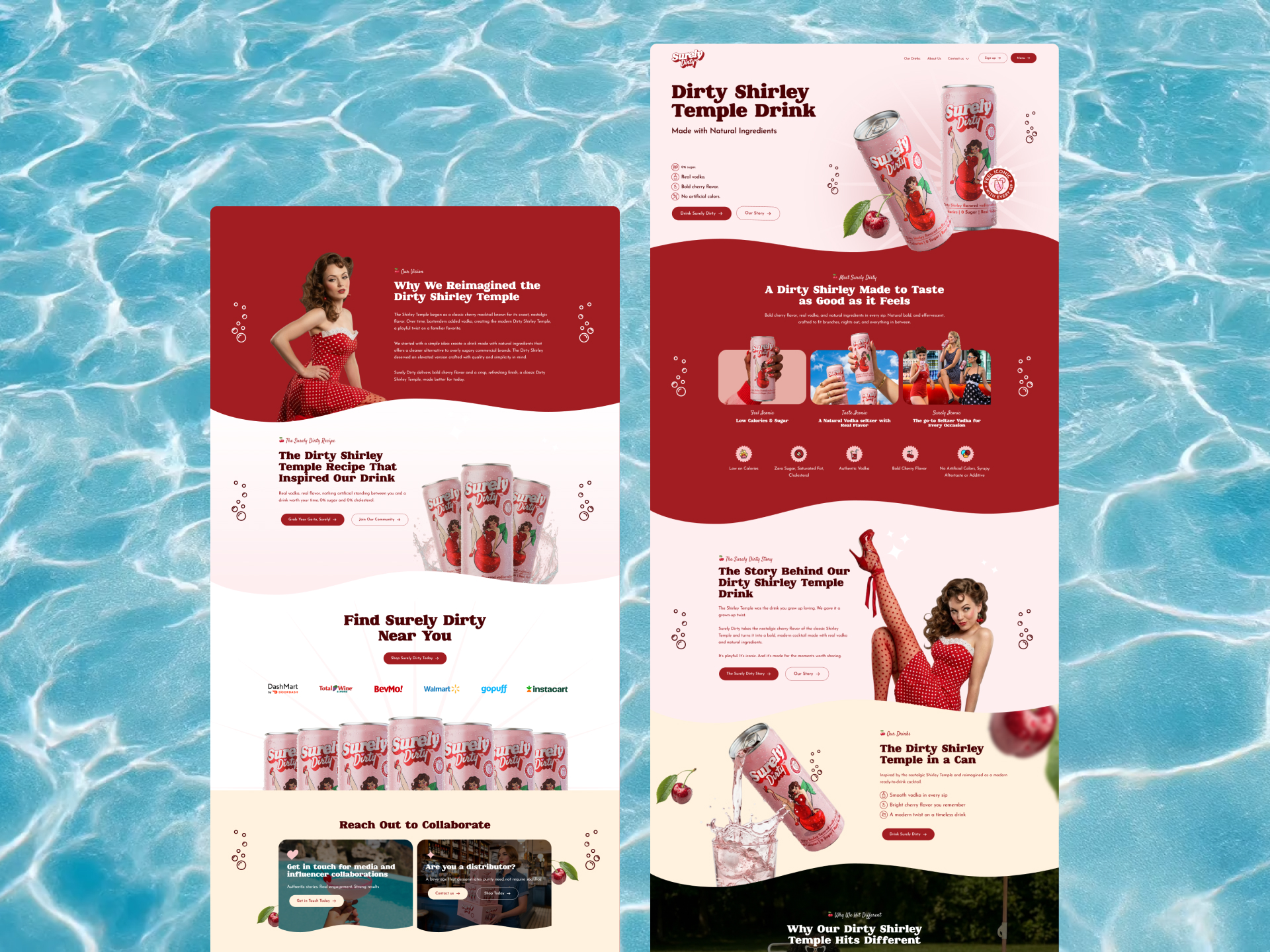 Surely Dirty project gallery image, web design and branding by CR38