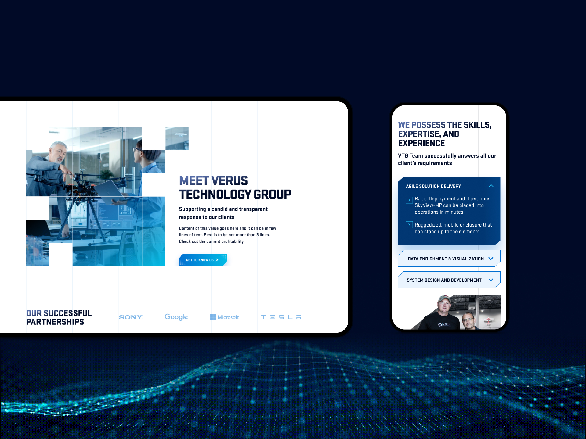 Verus project gallery image, web design and branding by CR38